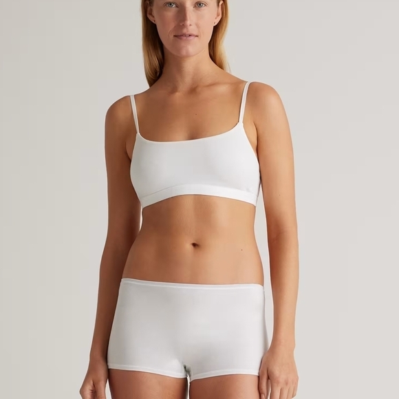 Quince Organic Cotton Scoop Bralette (2-pack) - Picture 1 of 2